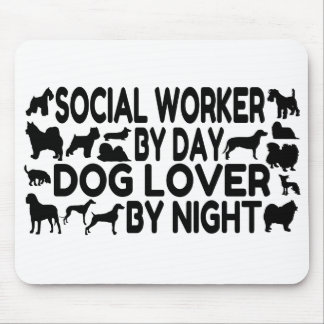 Dog Lover Social Worker Mouse Pad