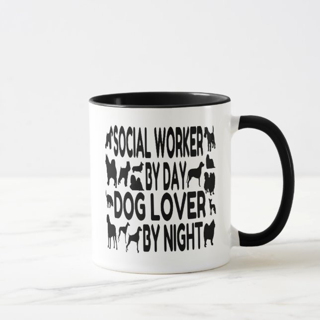 Dog Lover Social Worker Mug (Right)