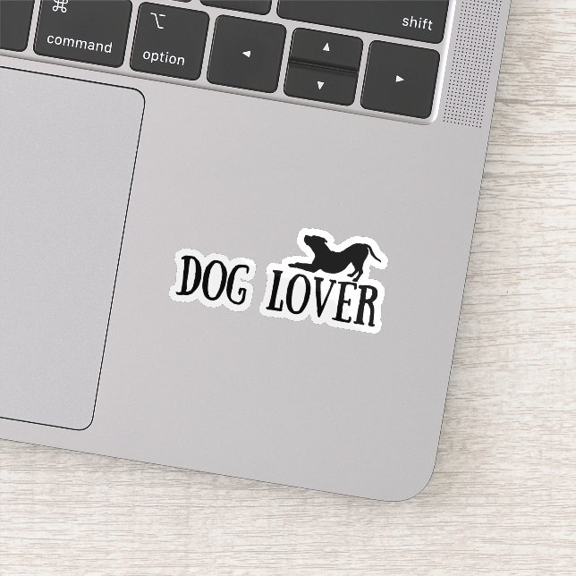 Dog Lover Sticker (Detail)