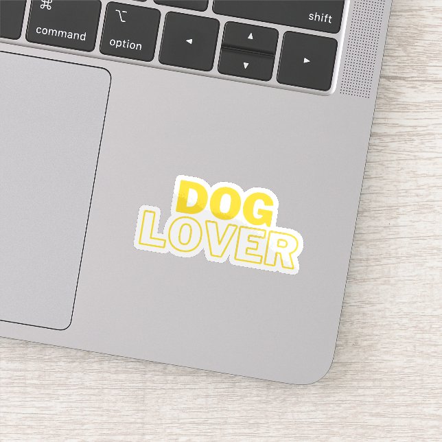 Dog Lover Sticker (Detail)