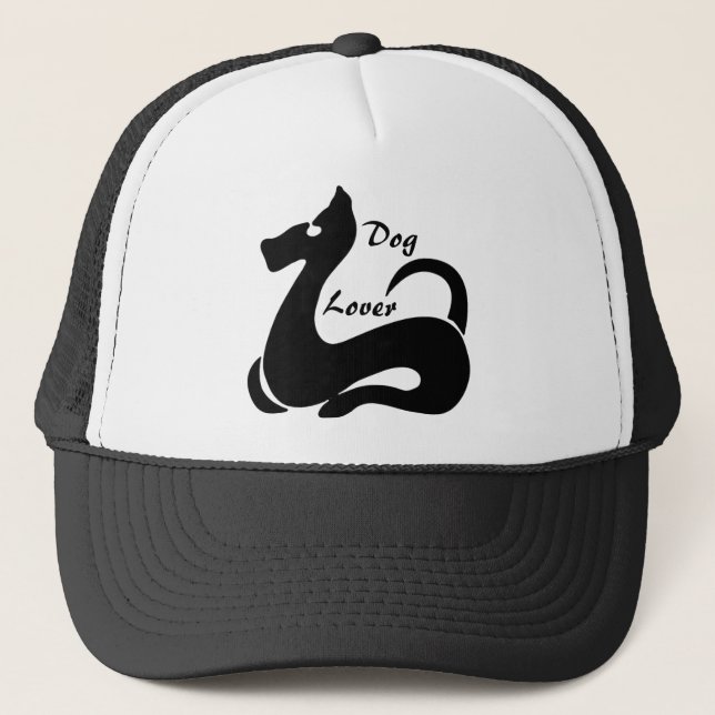 Dog Lover, stylized dog cap (Front)