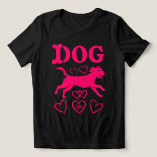 Dog Lover T-Shirt, Funny Dog Mom Gift, Running Dog Tri-Blend Shirt