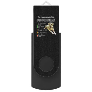 Dog Lover The Proud Owner Of Labrador Retriever Flash Drive