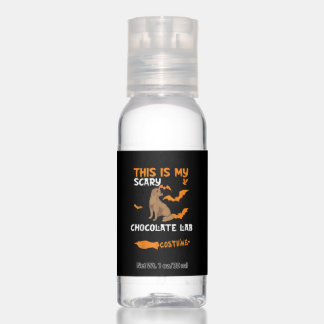 Dog Lover | This Is My Scary Chocolate Lab Costume Hand Sanitizer