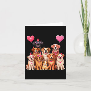 Dog Lover Valentines Day Present For Women And Kid Card