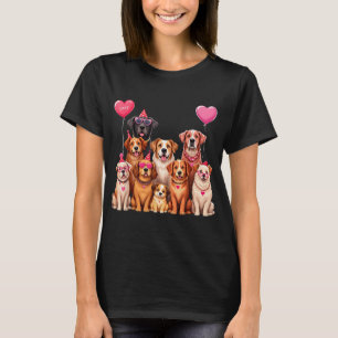 Dog Lover Valentines Day Present For Women And Kid T-Shirt