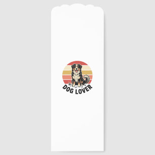 Dog Lover Vintage Engraving Cute Dog Sunset Design Bookmarks