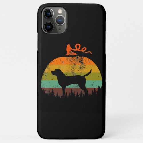 Dog Lover  Vintage Pumpkin Halloween Labrador iPhone 11 Pro Max Case