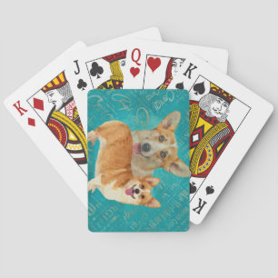 Dog Lover Welsh Corgi Dog Art Poker Cards