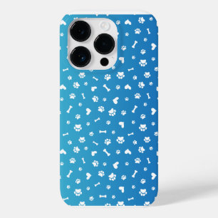 Dog Lover with paws bones and hearth patterns Case-Mate iPhone 14 Pro Case