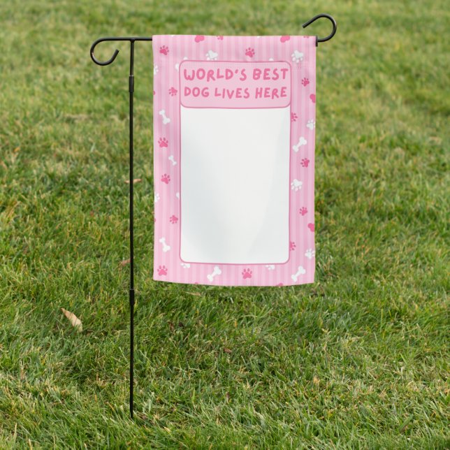 Dog Lover Woman; Pet Lover ; Best Dog Flags ;  (In SItu)
