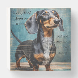 Dog Lover Wooden Box Sign