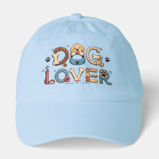Dog Lover Word Art Hat