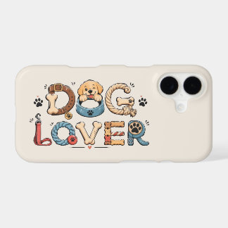 Dog Lover Word Art Phone Case