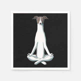 Dog Lover | Yoga Italian Greyhound Napkins