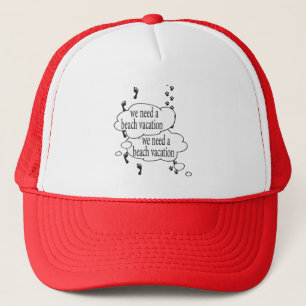 Dog Lovers Beach Vacation Trucker Hat