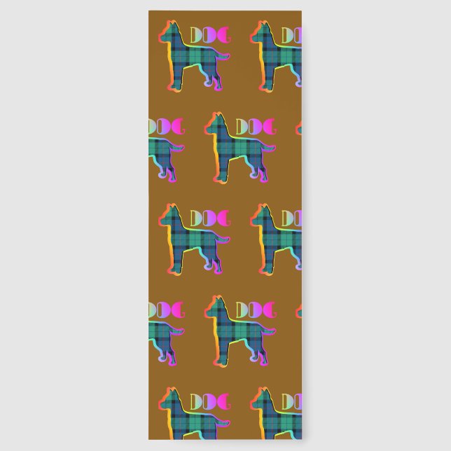 Dog Lovers Brown   Bookmarks (Back)