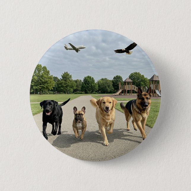 Dog Lovers Button (Front)