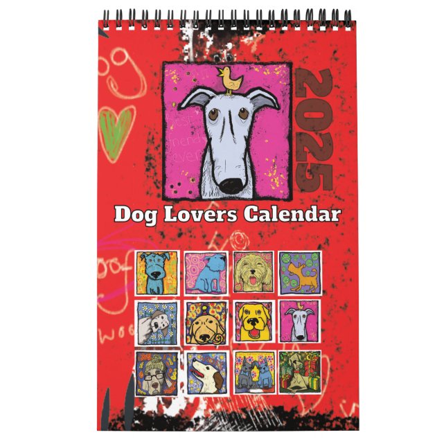 Dog Lovers Calendar 2025 (Cover)