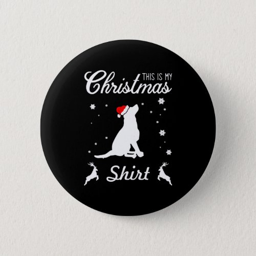 Dog Lovers Christmas Dogs Button