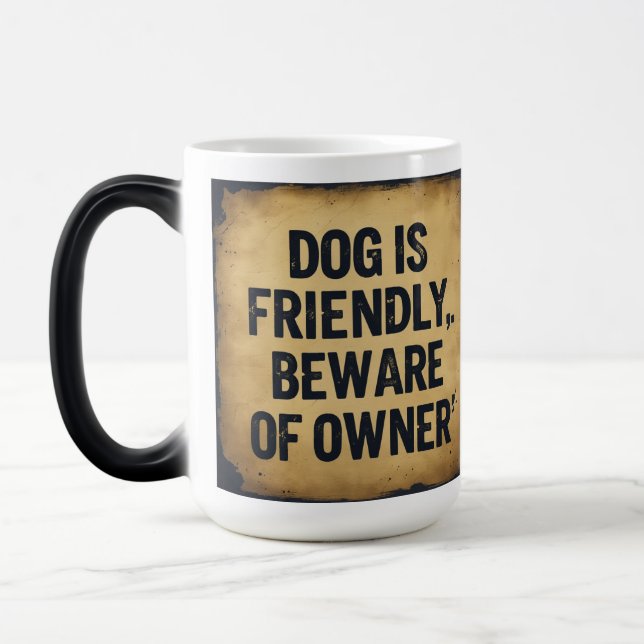 Dog lovers  color morph mug  (Left)