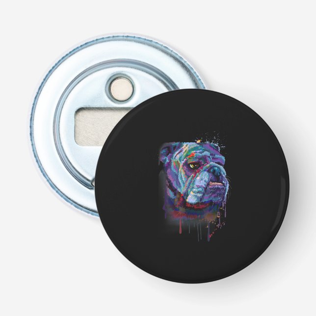 Dog Lovers | English Bulldog Gift English Bulldog Bottle Opener (Front)