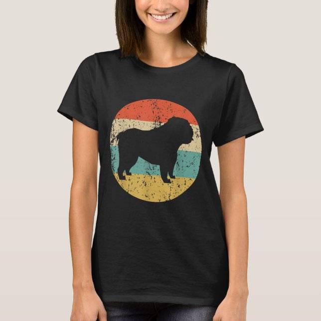 Dog Lovers | English Bulldog Gift For Bulldog Love T-Shirt (Front)