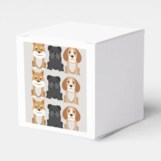 Dog lovers Favor Box (Front Side)