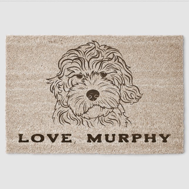 Dog Lovers Fiber Doormat (Front)