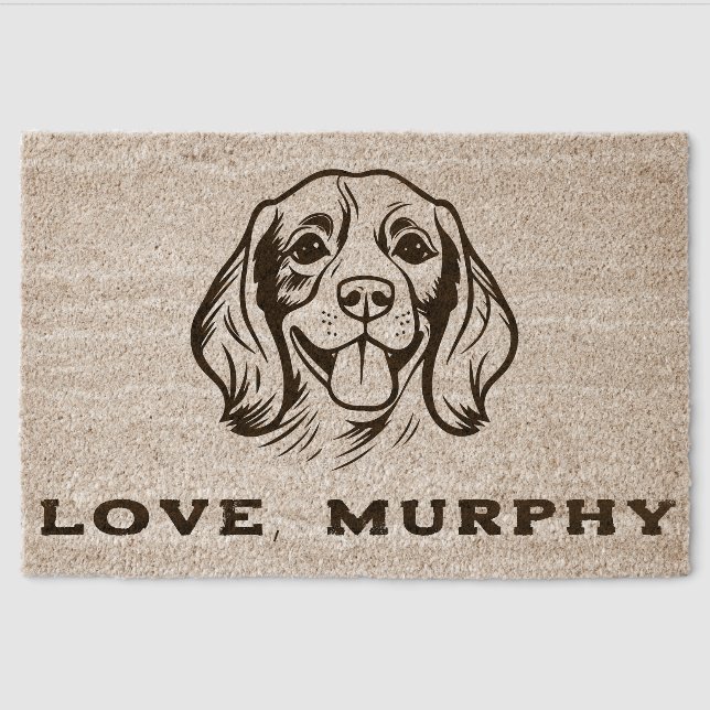 Dog Lovers Fiber Doormat (Front)
