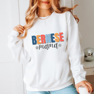 Dog Lovers Modern Bernese Mama Gift for Dog Moms Sweatshirt