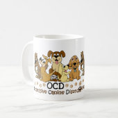 Dog Lovers Obsessive Canine Disorder Coffee Mug (Front Left)
