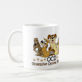 Dog Lovers Obsessive Canine Disorder Coffee Mug (Left)