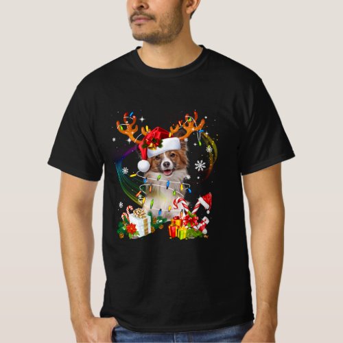 Dog Lovers  Papillon Christmas Present T_Shirt