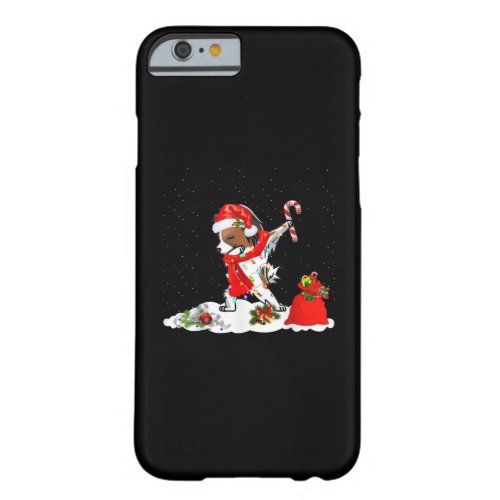 Dog Lovers  Papillon Dabbing Under Winter Snow Barely There iPhone 6 Case