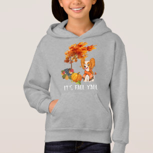 Dog Lovers Papillon It's Fall Y'all Hoodie