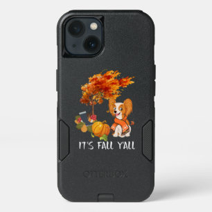 Dog Lovers   Papillon It's Fall Y'all iPhone 13 Case