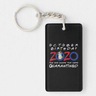 Dog Lovers | Papillon October Birthday 2020 Keychain
