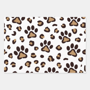 Dog lovers; pets; dogs; paws; cute; pugs; wrapping paper sheets