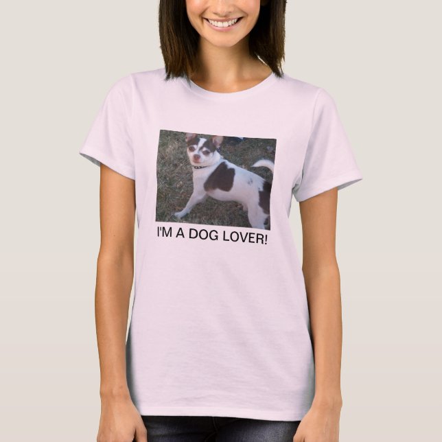 DOG LOVER'S  SHIRT FOR LADIES (Front)