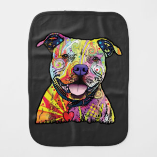 Dog lovers v01 baby burp cloth