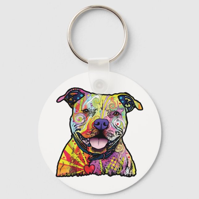 Dog lovers v01 keychain (Front)