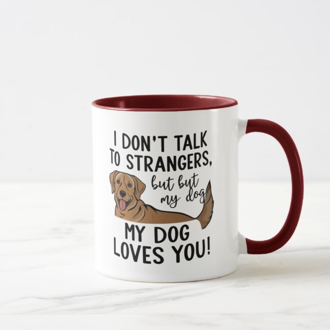 Dog Loves You Mug (Right)
