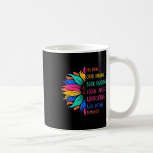 Dog Loving Coffee Drinking Book Reading Social Jus Mug