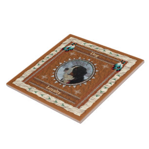 Dog Loyalty Energy Ceramic Tile