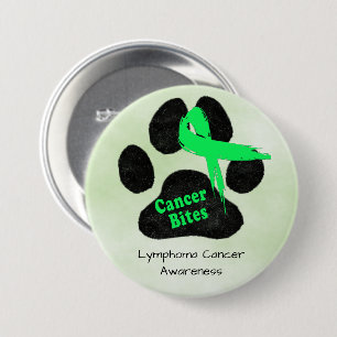 Dog Lymphoma Cancer Awareness Button