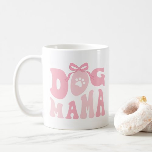 Dog Mama Coquette Mug Soft Girl Aesthetic Preppy
