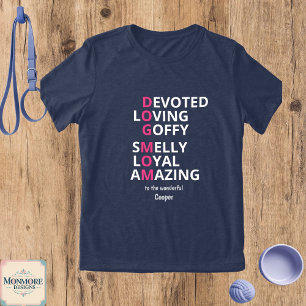 Dog Mama Definition Personalized Tri-Blend Shirt