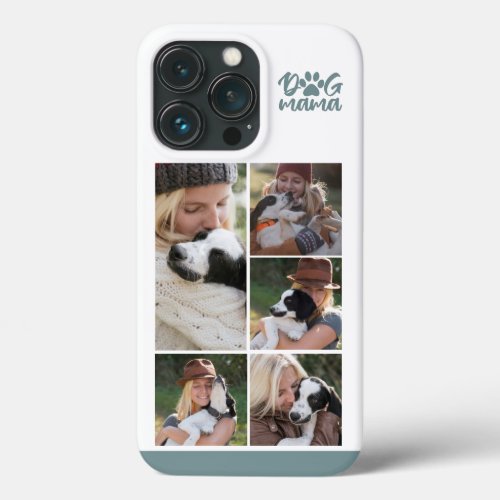 Dog Mama Photo Grid  iPhone 13 Pro Case