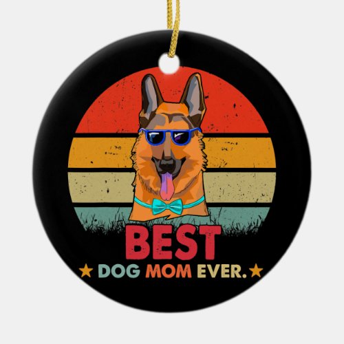 Dog Mama Puppy Mom Australian Kelpie for Men Ceramic Ornament